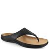 STRIVE WOMENS TOE POST MULE SANDAL - BLACK